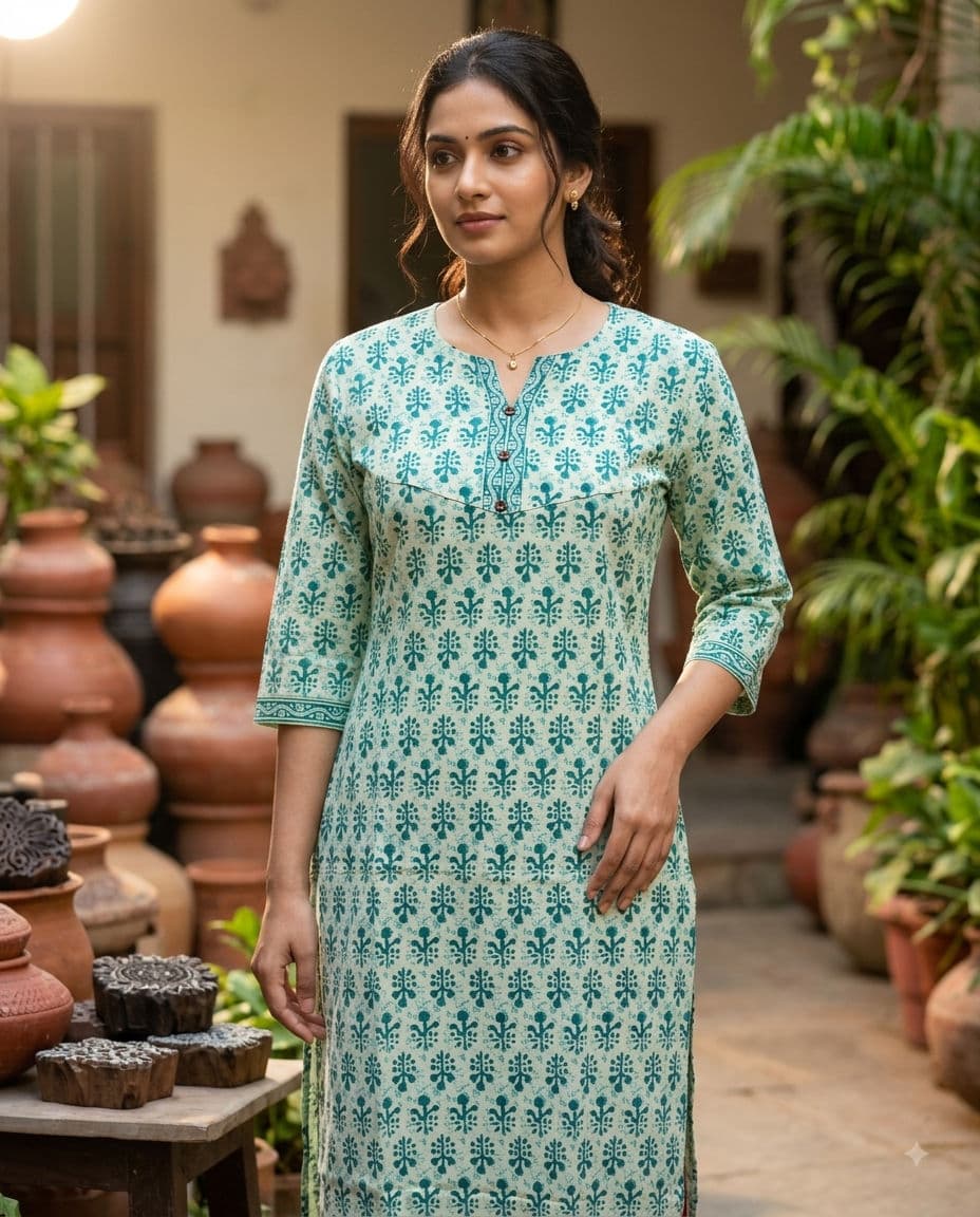 Fresh floweral printed kurti
