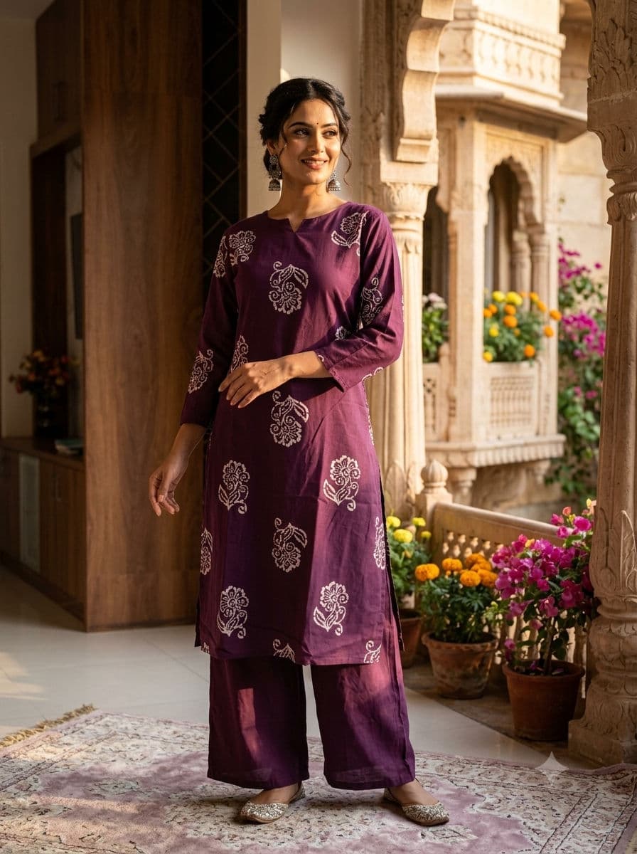 Floral printed palazzo set